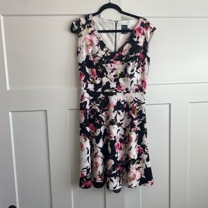Nordstrom floral work dress size 6